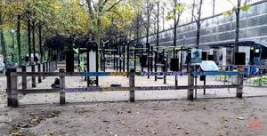 Parc de Bercyの雲梯 (別角度。写真は問い合わせフォームでいただいたもの。2026.10.22)